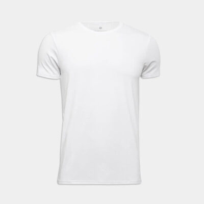 Hvid T-shirt lavet af bambus til mænd fra JBS of Denmark, L