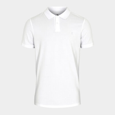 Hvid pique bambus polo shirt til herre fra JBS of Denmark, XL