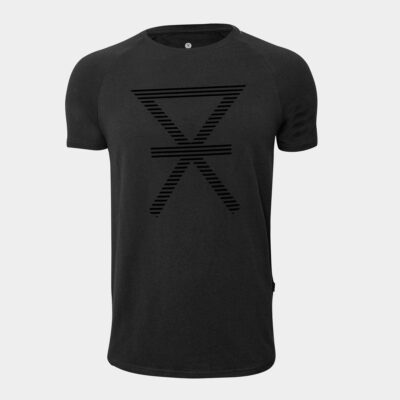 Sort basic Bambus T-shirt med print til herre fra JBS of Denmark, XXL