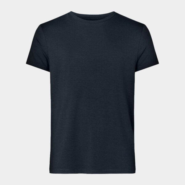 Navy blå bambus r-neck T-shirt til herre fra Resteroeds, XL