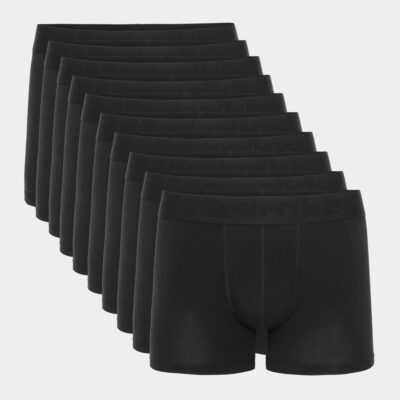 10 par sorte bambus underbukser til mænd fra Resteröds, XXL