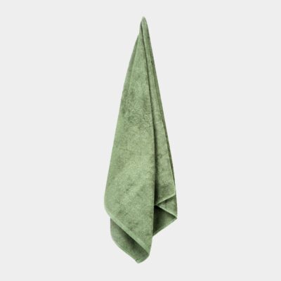 Bambus badehåndklæde 50x90 cm olivengrønt fra Nordic Weaving