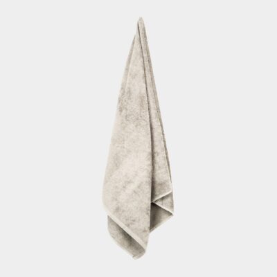 Bambus håndklæde 50x90 cm sand fra Nordic Weaving
