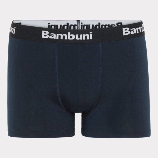 Bambus underbukser i navy blå til mænd XL