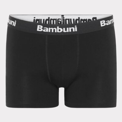 Bambus underbukser i sort til mænd 3XL