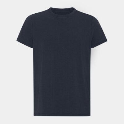 Navy bambus T-shirt med crew neck til mænd fra Copenhagen Bamboo, L