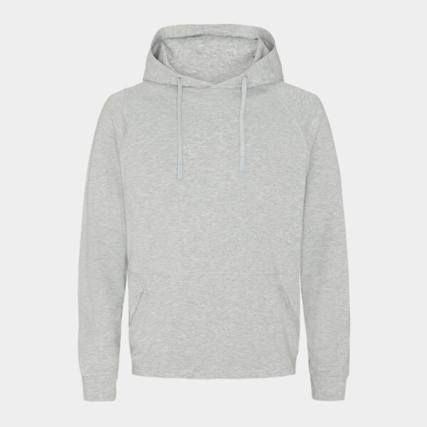 Bambus hoodie | lysegrå hoodie til herre fra Boody, S