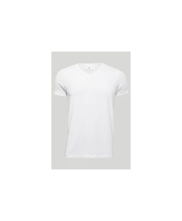 JBS OF DENMARK T-SHIRT V-NECK, HVID BAMBUS