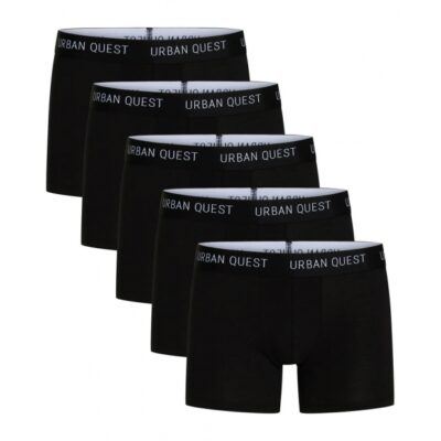 Urban Quest bambus tights/underbukser 5-pak i sort til herre