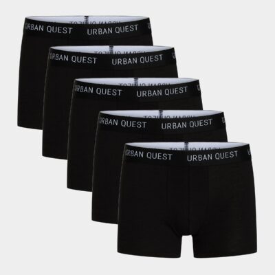 Sorte bambus underbukser - 5 pak fra Urban Quest, M