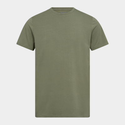 Grøn bambus r-neck t-shirt til herre fra Resteröds, M