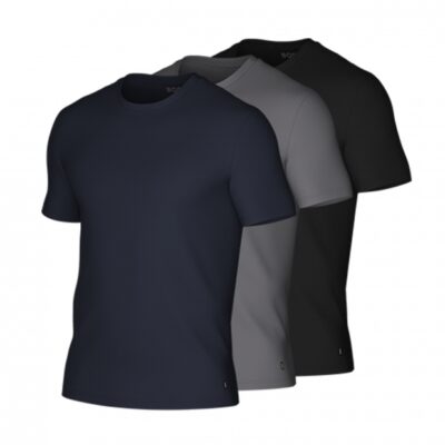 BOSS 3pak bambus t-shirts i multifarvet til herre